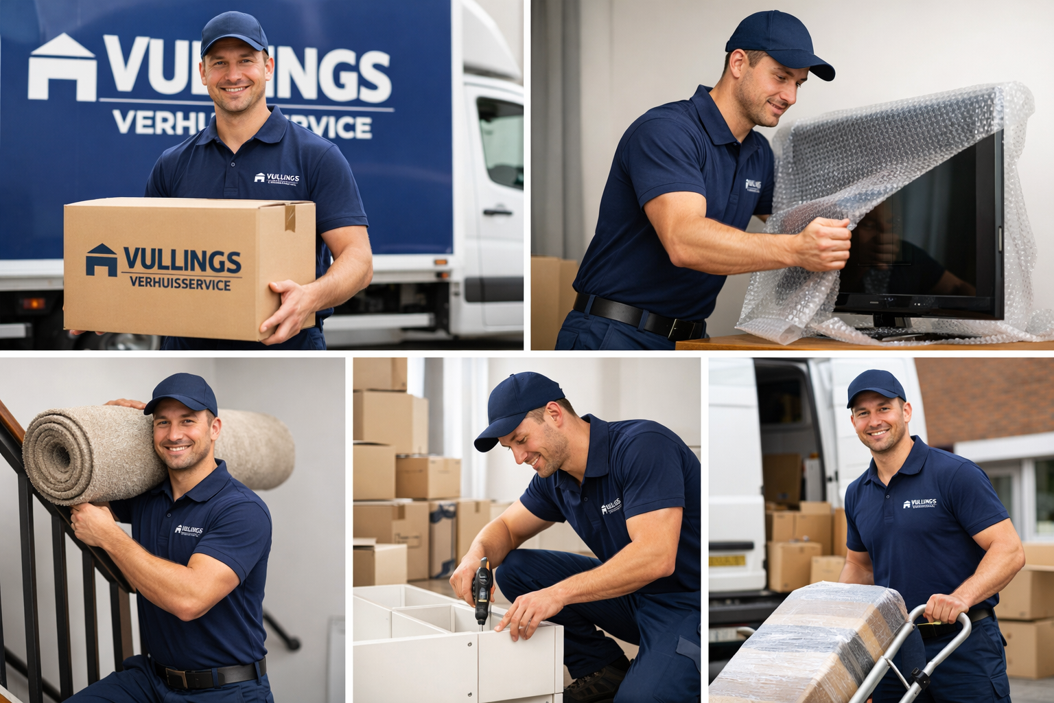 Verhuisservice collage